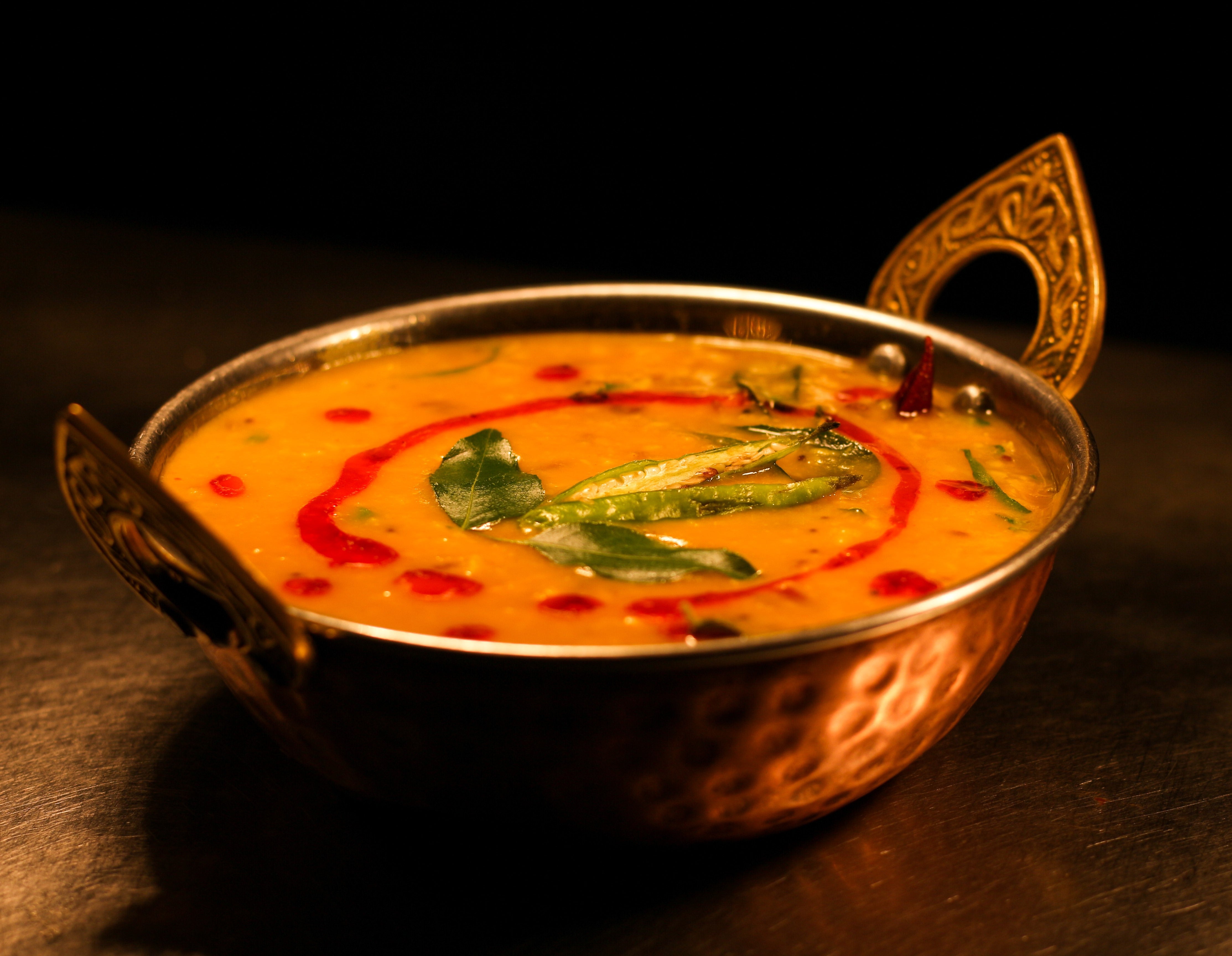 Dal & spinach