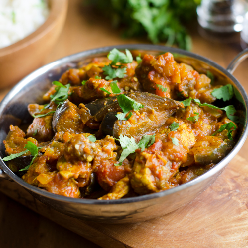 Aubergine curry